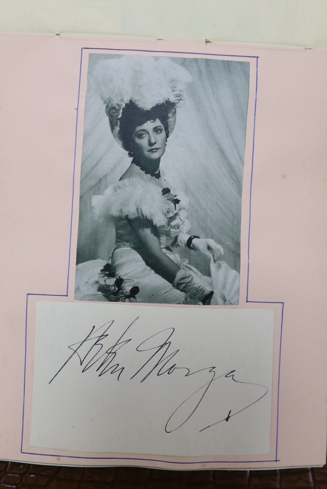 Five albums of actors and actresses autographs, some signed photos mostly 1936-38